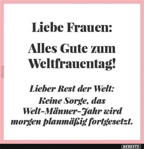 lustige sprüche zum weltfrauentag